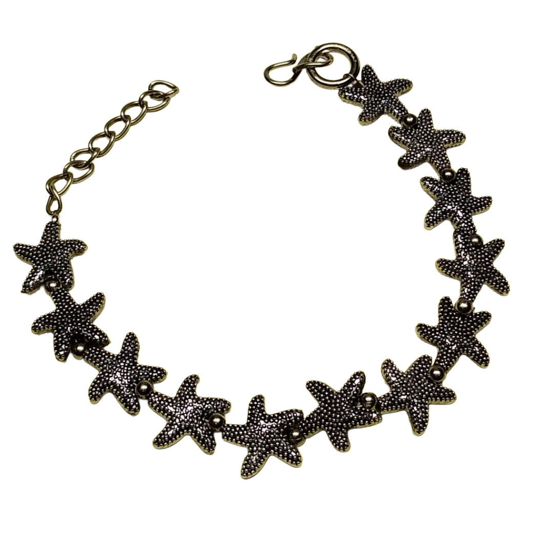 Traditional Oxidised Silver Bracelet For Women & Girl | German Silver Metal Bracelet for Women & Girls